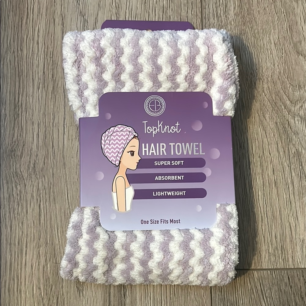 Lavender Hair Towel